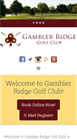 Mobile Screenshot of gamblerridge.com